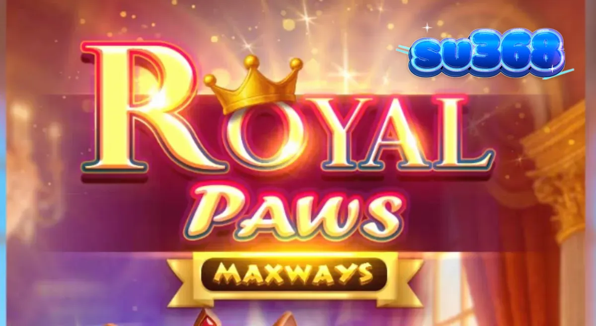 Giao diện trò chơi Royal Paws Maxways với phong cách cung điện sang trọng